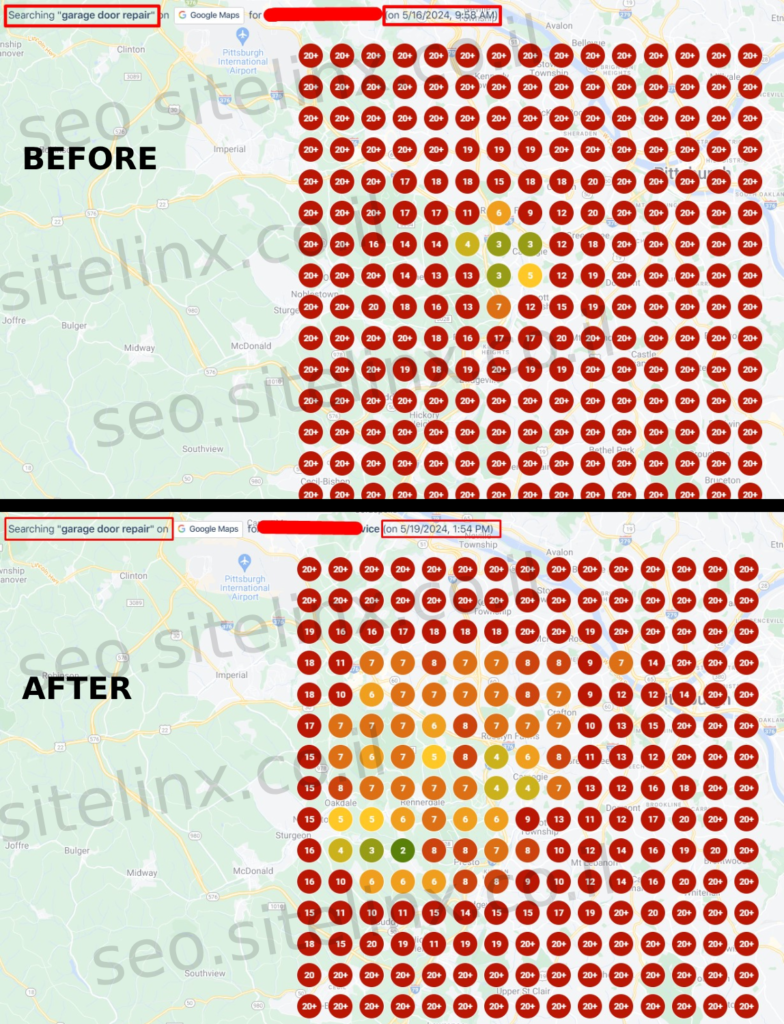 local seo before and after